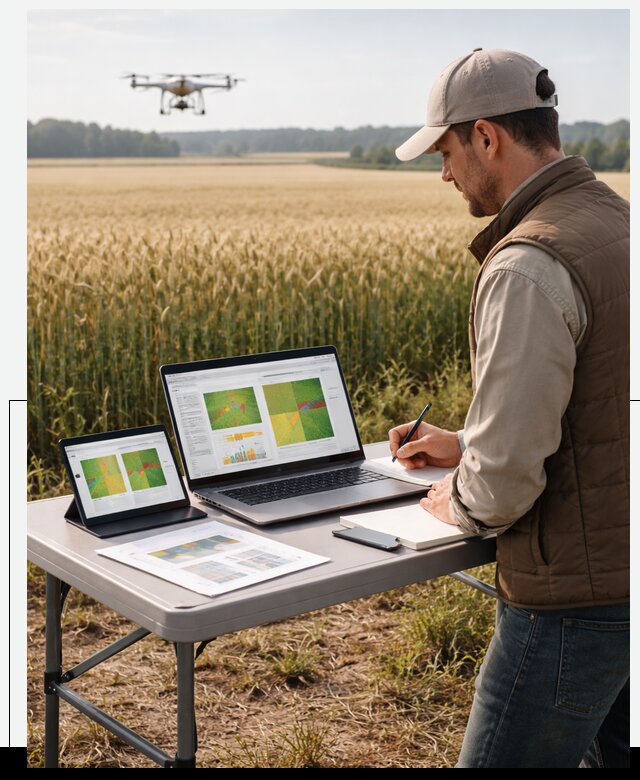 Система AI прогнозирования урожайности для точных агрономий в Губкине