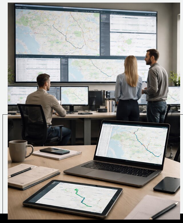 Трекинг грузов и Fleet Management, мониторинг автопарка в Губкине