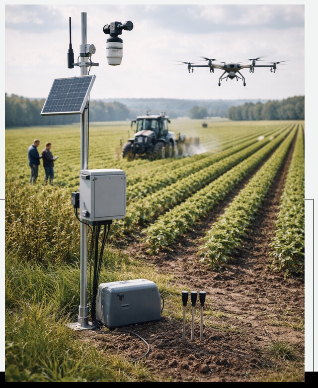 Разработка IoT мониторинга полей в Губкине от 8634 р. | АвикейГбк